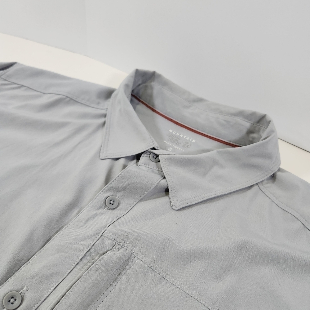 Mountain Hardwear Men's XL Canyon Gray Performance Shirt Vented Fishing Outdoor - Picture 4 of 12